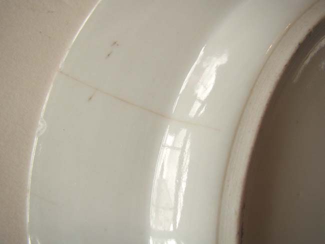 A rare mid 18th century Chinese Export Porcelain soup bowl